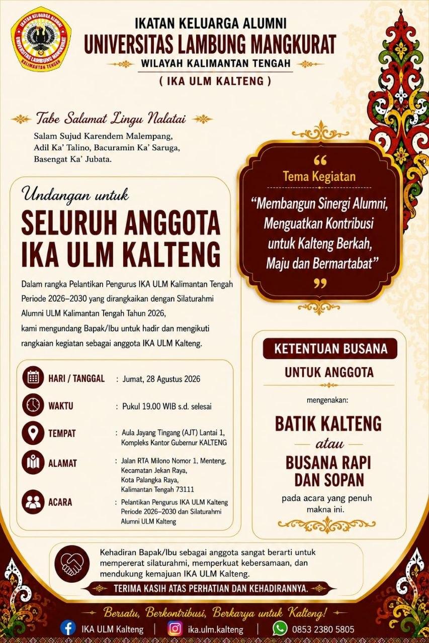 Pamflet resmi acara